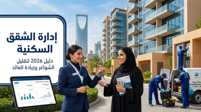 إدارة الشقق السكنية في السعودية 2026 دليل المالك للعائد المستدام