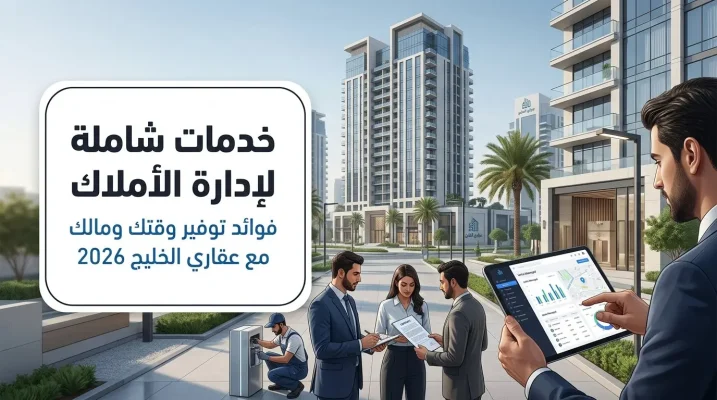 خدمات شاملة لإدارة الأملاك 2026 - صيانة وتحصيل وعقود إيجار وإدارة شكاوى مع عقاري الخليج بجدة والرياض