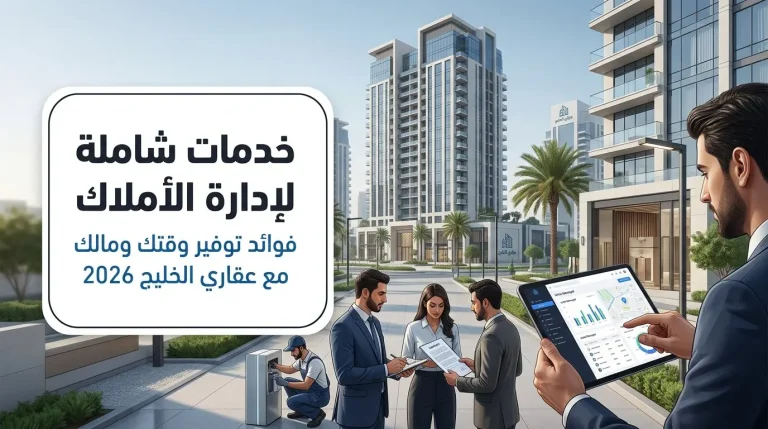 خدمات شاملة لإدارة الأملاك 2026 - صيانة وتحصيل وعقود إيجار وإدارة شكاوى مع عقاري الخليج بجدة والرياض