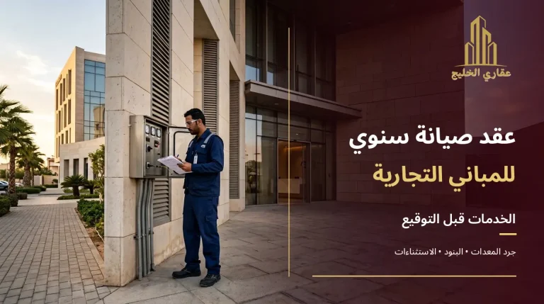 عقود صيانة سنوية للمباني التجارية