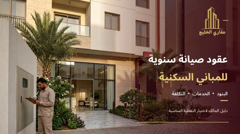 عقود صيانة سنوية للمباني السكنية