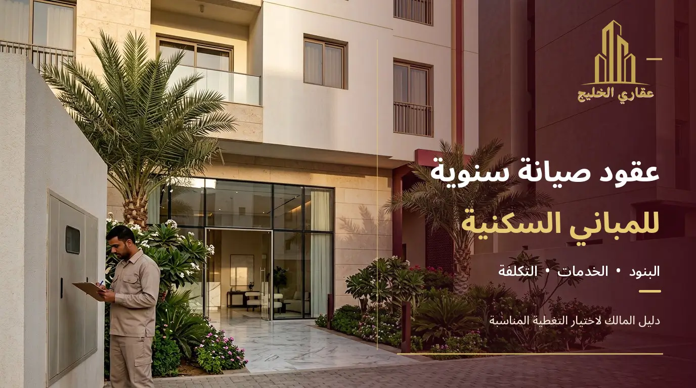 عقود صيانة سنوية للمباني السكنية